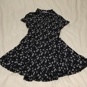 UO Kimchi Blue Button Up Fit & Flare Dress Tunic
